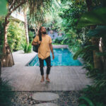 The art of photojournalism man admiring view of tropical resort 2023 11 27 04 50 31 utc